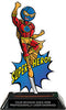 Bowling Male Super Hero Acrylic Trophy- 8 inch [TACR8-SH-BWLM-Q]