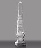 Crystal Two-Tier Obelisk Award - 24 inch [CM121OB-24]