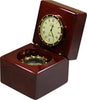 Navigators Clock in Mahogany Piano Finish Wood Box [TDC73150]