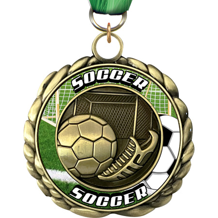 2.5" Soccer Wraparoundz Insert Medal [MWZ2-SC]