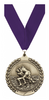 2.75 in Wrestling Wreath Framed Medal [M311-WS]