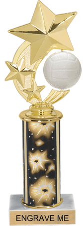 Volleyball Shooting Star Spinning Trophy [TSSS12-VB]
