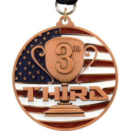 2.75" Third Patriotic Medal [MSUS2-3RD]