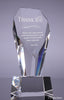 Faceted Crystal Fan Award - 7.5 inch [CM40-7]