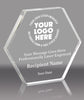 Hexagon Acrylic Award- 4 inch [AHEX-4-Q]