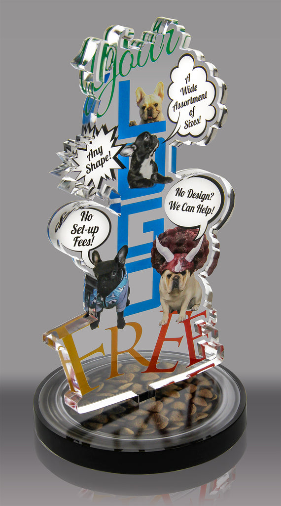 Custom Shaped Acrylic Award - 10 to 14 inch [AXSHP80-Q]