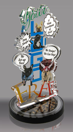 Custom Shaped Acrylic Award - 10 to 14 inch [AXSHP80-Q]