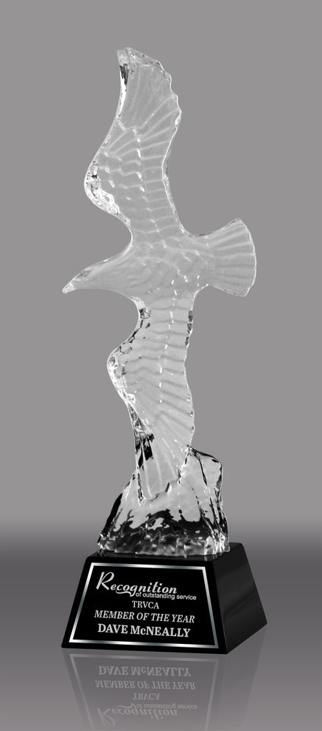 Soaring Eagle Award on Black Crystal Base [CEAG-9-X]
