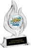 Custom Krystal Flame Insert Trophy [KXRSFLM6-CLR]