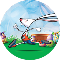 Track - Easter Running Rabbit Insert [TD-3962]