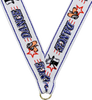 7/8 x 30 in. Dance Star Neck Ribbon [NKRB-1053]