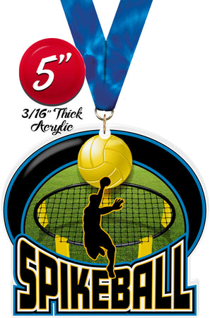 Spikeball Colorix-M Acrylic Medal - 5 inch [MACR5-SPKBL-Q]