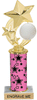 Golf Shooting Star Spinning Trophy [TSSS10-GL]