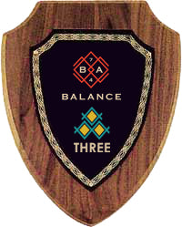 Custom American Walnut Shield Plaque 7.25"X9" [TD34-FC]
