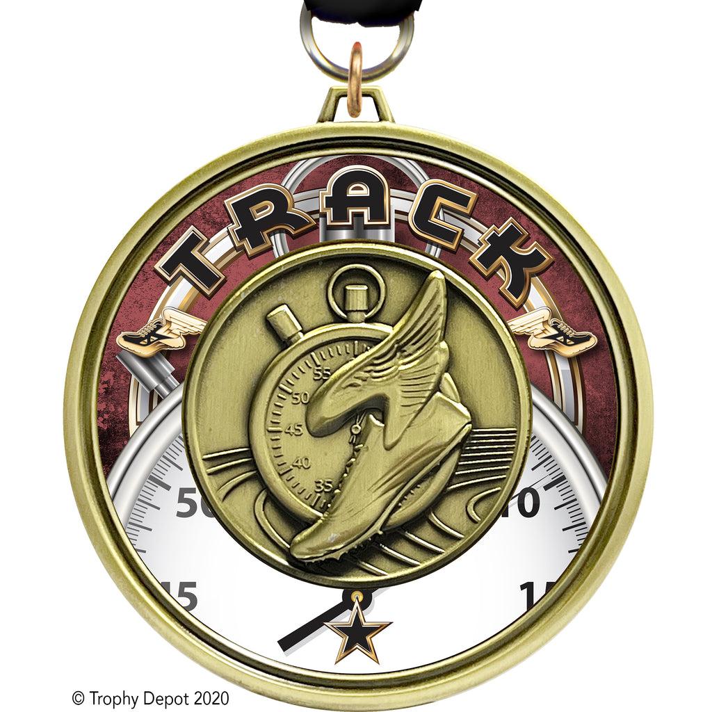 3" Eclipse Insert Medal - Track - TD Exclusive! [MEL1-TK]