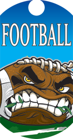 Football- Krunch Dog Tag Insert [DT-1228]