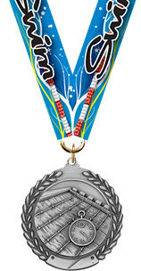 Swimming Medal- Silver [M201-SW-S]