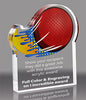 Kickball Splatters Acrylic Award- 3x4 inch [ASLM-34-KKBL-Q]