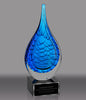 Raindrop Art Glass Award [AGM40]