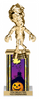 Halloween Haunted House Rectangle Column Trophy [TSQ10STK-HH]