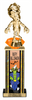 Halloween Frankenstien Diamond Riser Rectangle Column Trophy- 13 inch [TDRSQ13STK-FRNK]