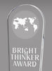 Global Crystal Award on Cobalt Blue Crystal Base [CF59GLB-BL-X]