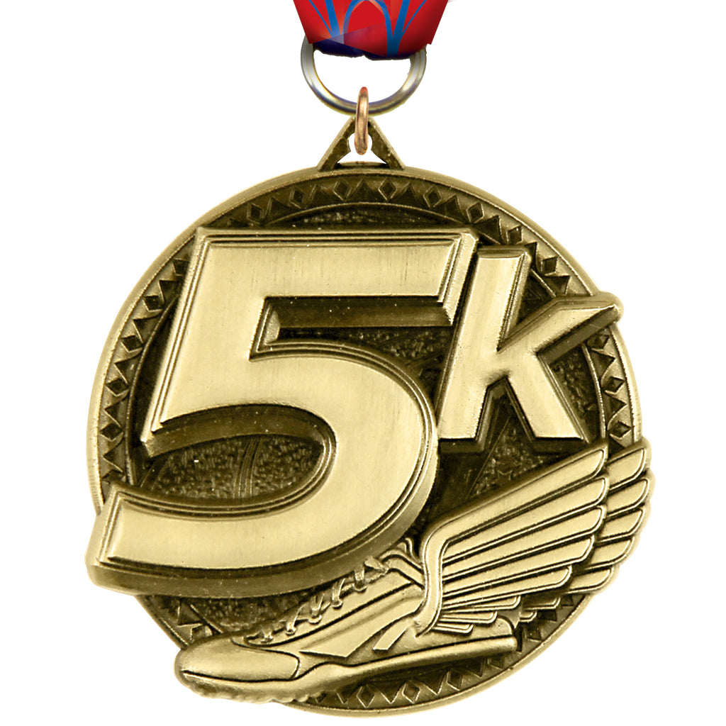 2" 5K Ultra-Impact 3-D Medal [MDTD2-5K]