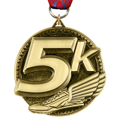 2" 5K Ultra-Impact 3-D Medal [MDTD2-5K]