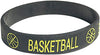 Basketball Silicone Wrist Band [BJTB-BK]