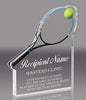 Tennis Acrylic Award - 5.25 x 4.5 inch [ATN-5-Q]