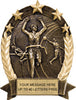 Track Female Gold Star Resin Trophy - Female [GSOR6-TKF]