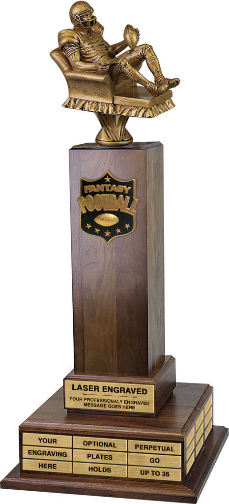 Fantasy Football Triple Tier Perpetual Trophy [TPP3L-FFB]