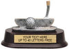 Golf Putter Pewter Finish Resin Trophy [SGR59]