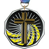 Religion Decagon Painted Medal [MDCM2-REL]