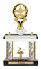 Two-Post Diamond Riser Trophy [TDR2P15]