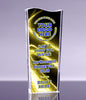 1 inch Thick Acrylic Tidal Wave Award - 9 inch Color [ATTW9-FC-Q]