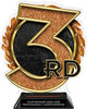 3rd Place Colorix-T Acrylic Trophy- 8.25 inch [TACR8-3RD-Q]