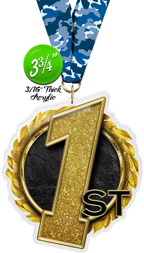 1st Colorix-M Acrylic Medal [MACR375-1ST-Q]