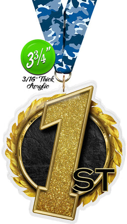 1st Colorix-M Acrylic Medal [MACR375-1ST-Q]