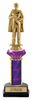 Purple Diamond Riser Trophy on Horseshoe Base [THSDR11PU]