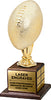 Full Size Gold Finish Football Trophy on Genuine Walnut Base [TPP1L-3106-FB]