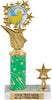 Star Frame Color Insert Trophy with 1 Trim [T1T12i-C96]