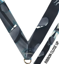 7/8 x 30 in. Hockey Sublimated Neck Ribbon [NKRB-4057]