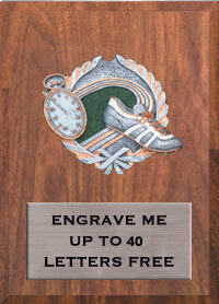 6"x8" Track Millennium Plaque [PMC68-TK]