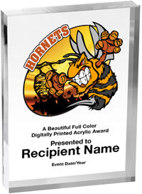 Mascots Vibrix Acrylic Award [ACB68V-MSCT]