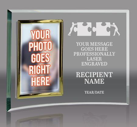 Jade Crystal Photo Frame- 7x9 inch [GJPHO79]