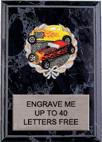 6"x8" Hot Rod Millennium Plaque [PMC68-HTRD]