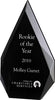Flame Series Acrylic Award with Black Silk Screened Back [AT754-7]