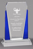 Bethesda Optical Crystal Award - Blue 7 inch [CPBETH7-BLU]