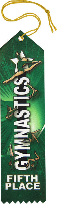 Gymnastics - 5th Place Colormax Ribbon [RCMSPT-GG-5TH]